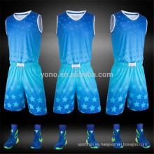 2017 Cool Deisgn Digital Printing precio barato Basketball Jersey baloncesto en blanco uniforme